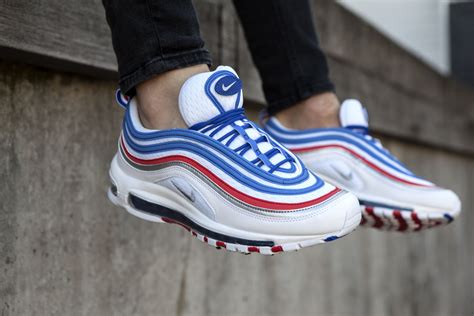 nike air max 97 wit rood blauw|Foot Locker.